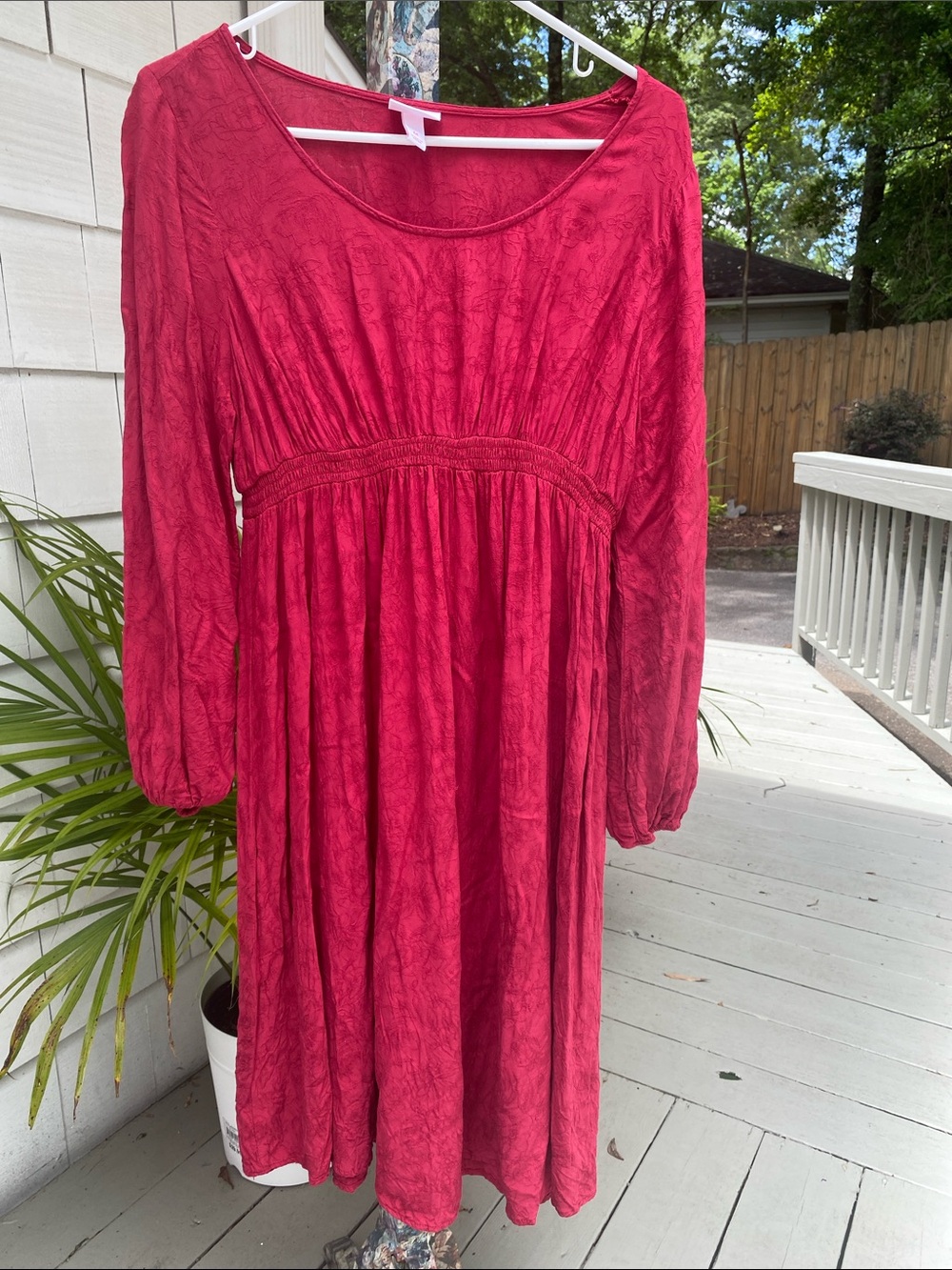 Isabel Maternity by Ingrid & Isabel Red Textured Maternity Top